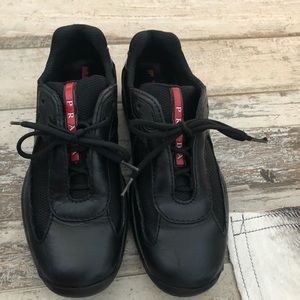 Prada black sneakers